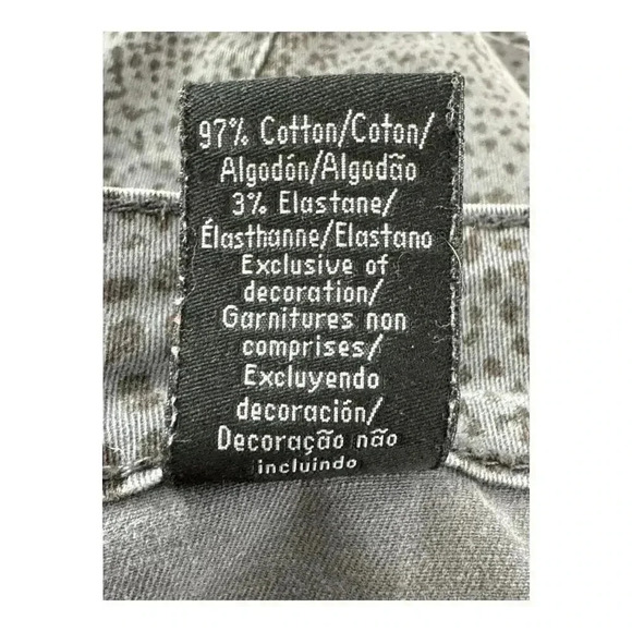 Calvin Klein Jeans Women's Gray Animal Print Jeggings Size 12 (31) - Picture 7 of 7